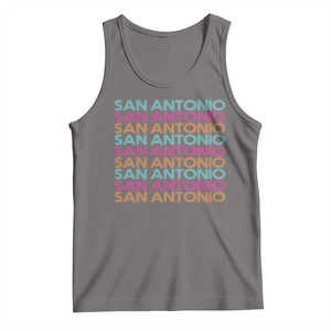 Vintage San Antonio Hoops Pride Tank Top Retro Basketball Fan