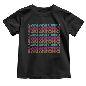 Vintage San Antonio Hoops Pride Toddler T Shirt Retro Basketball Fan