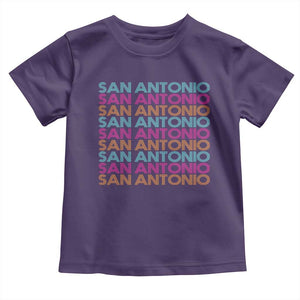 Vintage San Antonio Hoops Pride Toddler T Shirt Retro Basketball Fan
