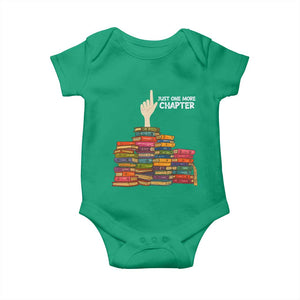 Just One More Chapter Baby Onesie Funny Book Lover TS12 Irish Green Print Your Wear