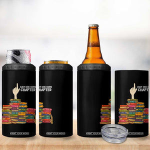 Just One More Chapter 4 in 1 Can Cooler Tumbler Funny Book Lover TS12 Print Your Wear