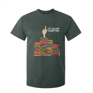 Just One More Chapter T Shirt For Kid Funny Book Lover TS12 Dark Forest Green Print Your Wear