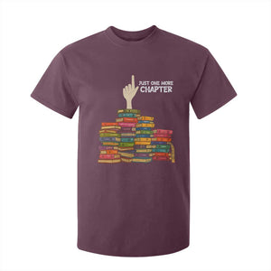 Just One More Chapter T Shirt For Kid Funny Book Lover TS12 Maroon Print Your Wear