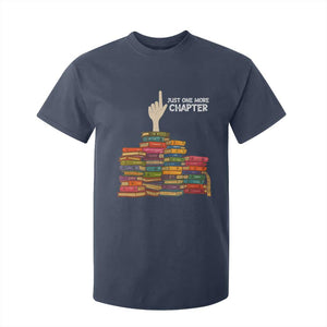 Just One More Chapter T Shirt For Kid Funny Book Lover TS12 Navy Print Your Wear