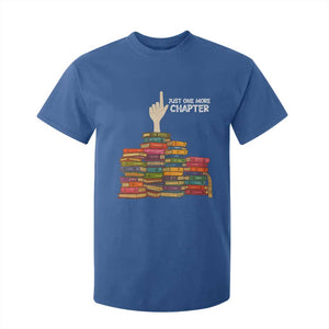 Just One More Chapter T Shirt For Kid Funny Book Lover TS12 Royal Blue Print Your Wear