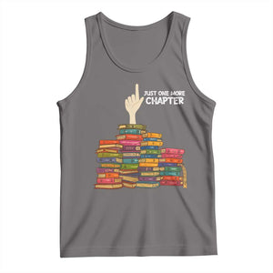 Just One More Chapter Tank Top Funny Book Lover TS12 Deep Heather Print Your Wear