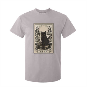 Funny The Cat Book T Shirt For Kid Kitty Lover Tarot Card TS12 Ice Gray Print Your Wear