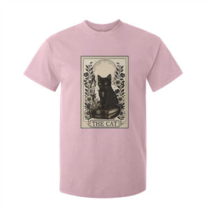 Funny The Cat Book T Shirt For Kid Kitty Lover Tarot Card TS12 Light Pink Print Your Wear