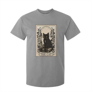 Funny The Cat Book T Shirt For Kid Kitty Lover Tarot Card TS12 Sport Gray Print Your Wear