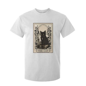 Funny The Cat Book T Shirt For Kid Kitty Lover Tarot Card TS12 White Print Your Wear