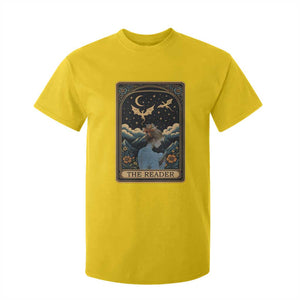 Funny The Reader Tarot Card T Shirt For Kid Girl Reading Fantasy Book TS12 Daisy Print Your Wear