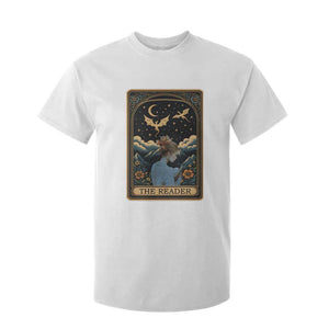 Funny The Reader Tarot Card T Shirt For Kid Girl Reading Fantasy Book TS12 White Print Your Wear