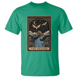 Funny The Reader Tarot Card T Shirt Girl Reading Fantasy Book TS12 Irish Green Print Your Wear