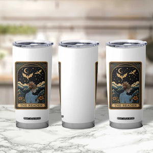 Funny The Reader Tarot Card Tumbler Cup Girl Reading Fantasy Book TS12 Print Your Wear