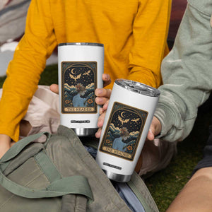 Funny The Reader Tarot Card Tumbler Cup Girl Reading Fantasy Book TS12 Print Your Wear