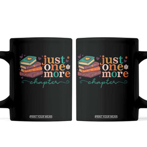 Just One More Chapter Coffee Mug Cute Pastel Bookworm Girl Reader TS12 Black Print Your Wear
