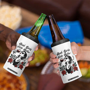 Bad Girls Taste Better 4 in 1 Can Cooler Tumbler Tattoo Girl Adult Humor Gift TS12 Print Your Wear