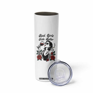 Bad Girls Taste Better Skinny Tumbler Tattoo Girl Adult Humor Gift TS12 Print Your Wear