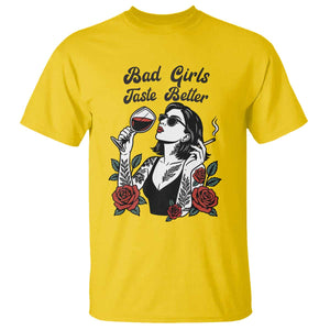 Bad Girls Taste Better T Shirt Tattoo Girl Adult Humor Gift TS12 Daisy Print Your Wear