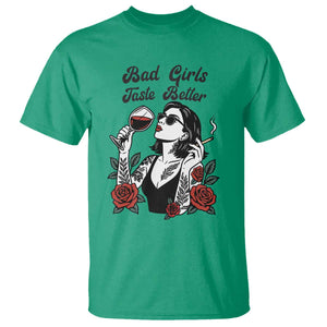 Bad Girls Taste Better T Shirt Tattoo Girl Adult Humor Gift TS12 Irish Green Print Your Wear
