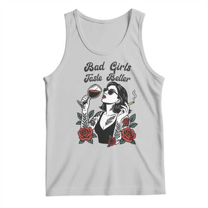 Bad Girls Taste Better Tank Top Tattoo Girl Adult Humor Gift TS12 Ash Print Your Wear
