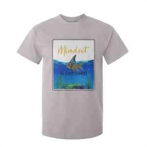 Mindset Is Everything T Shirt For Kid Positive Thinking Motivation TS12 Ice Gray Print Your Wear