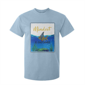 Mindset Is Everything T Shirt For Kid Positive Thinking Motivation TS12 Light Blue Print Your Wear