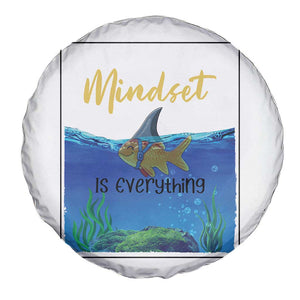 Mindset Is Everything Spare Tire Cover Positive Thinking Motivation TS12 Print Your Wear