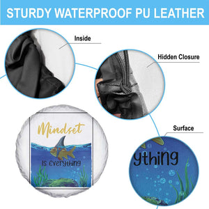 Mindset Is Everything Spare Tire Cover Positive Thinking Motivation TS12 Print Your Wear