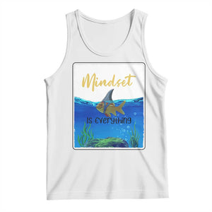 Mindset Is Everything Tank Top Positive Thinking Motivation TS12 White Print Your Wear