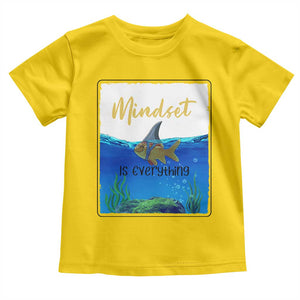 Mindset Is Everything Toddler T Shirt Positive Thinking Motivation TS12 Daisy Print Your Wear