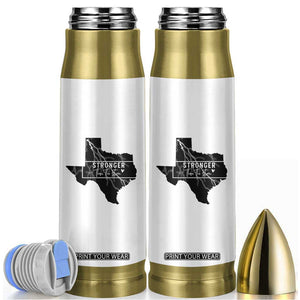 Strong Texas Bullet Tumbler Stronger Than The Storm Quote TS12 White Print Your Wear