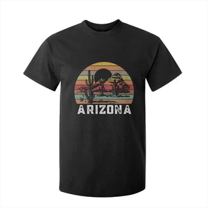Arizona T Shirt For Kid Retro Desert Landscape Cactus Lover Gift TS12 Black Print Your Wear