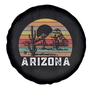 Arizona Spare Tire Cover Retro Desert Landscape Cactus Lover Gift TS12 Print Your Wear