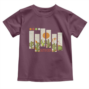Succulent Plant Lover Gift Toddler T Shirt Cactus Crew TS12 Maroon Print Your Wear