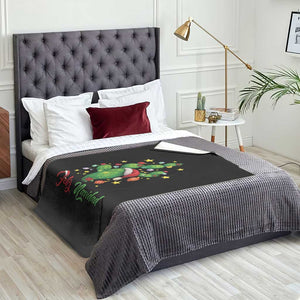 Feliz Navidad Cactus Throw Blanket Funny Spanish Christmas Gift TS12 Print Your Wear