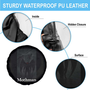 Mothman Spare Tire Cover Folklore Cryptid Gift Silver Bridge West Virginia TS12 Print Your Wear