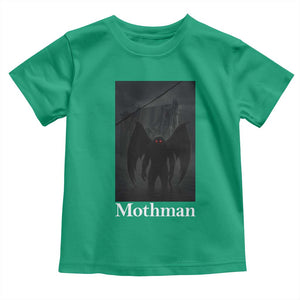 Mothman Toddler T Shirt Folklore Cryptid Gift Silver Bridge West Virginia TS12 Irish Green Print Your Wear