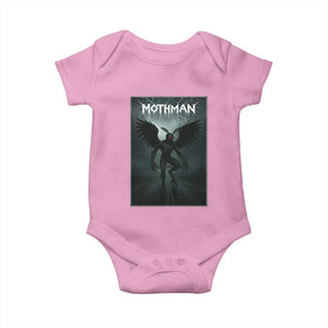 Mothman Baby Onesie Folklore Gothic Horror Cryptid Gift TS12 Light Pink Print Your Wear