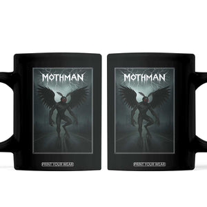 Mothman Coffee Mug Folklore Gothic Horror Cryptid Gift TS12 Black Print Your Wear
