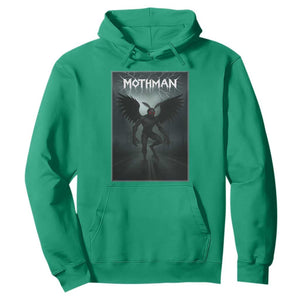 Mothman Hoodie Folklore Gothic Horror Cryptid Gift TS12 Irish Green Print Your Wear