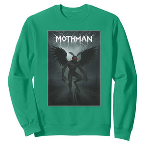 Mothman Sweatshirt Folklore Gothic Horror Cryptid Gift TS12 Irish Green Print Your Wear