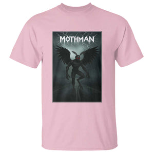 Mothman T Shirt Folklore Gothic Horror Cryptid Gift TS12 Light Pink Print Your Wear