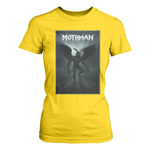 Mothman T Shirt For Women Folklore Gothic Horror Cryptid Gift TS12 Daisy Print Your Wear