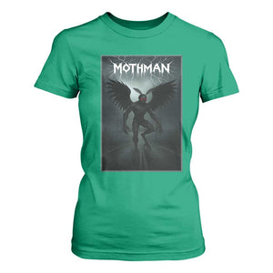 Mothman T Shirt For Women Folklore Gothic Horror Cryptid Gift TS12 Irish Green Print Your Wear