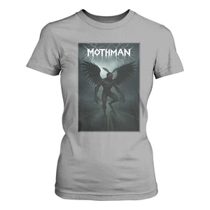Mothman T Shirt For Women Folklore Gothic Horror Cryptid Gift TS12 Sport Gray Print Your Wear