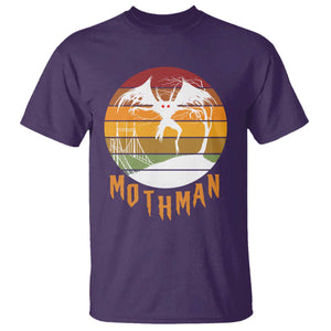 Mothman T Shirt Retro Vintage Cryptid Gothic Horror Gift TS12 Purple Print Your Wear