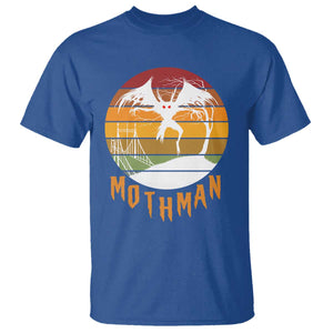 Mothman T Shirt Retro Vintage Cryptid Gothic Horror Gift TS12 Royal Blue Print Your Wear