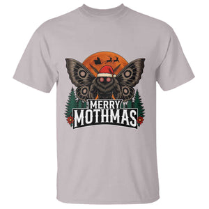 Mothman T Shirt Holiday Humor Merry Mothmas Cryptid Gift TS12 Ice Gray Print Your Wear
