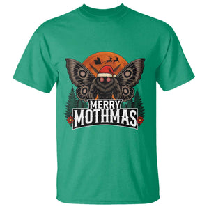 Mothman T Shirt Holiday Humor Merry Mothmas Cryptid Gift TS12 Irish Green Print Your Wear